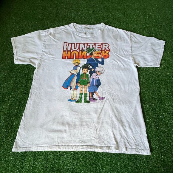 Hunter x Hunter Gon, Killua, Kurapika, Leorio Anime Short Sleeve T-Shirt Size L - Picture 1 of 13